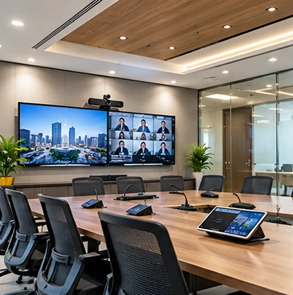 Representative service photography for Audio and Visual Solutions